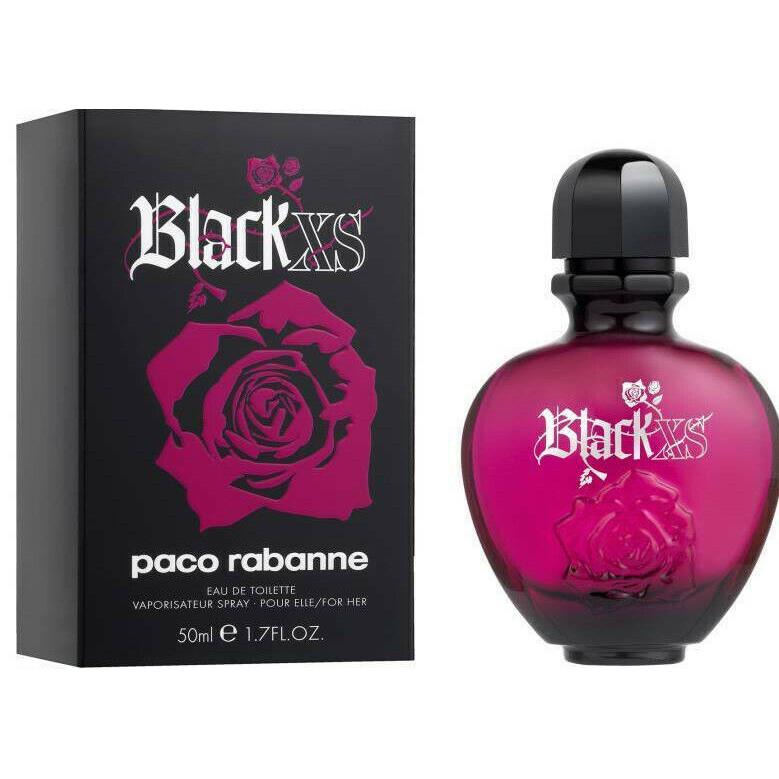 Black XS By Paco Rabanne Women-eau De Toilette Spray-1.7oz/50ml