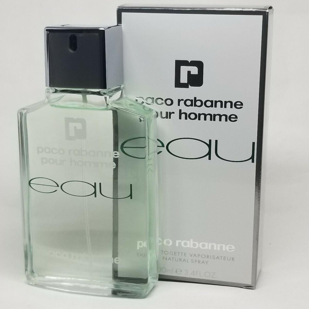 Eau DE Paco Rabanne 100ml 3.4 oz Eau De Toilette Rare Vintage