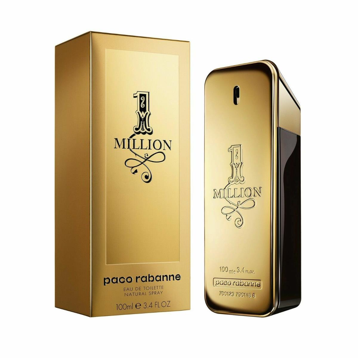 1 Million Cologne by Paco Rabanne 3.4 oz / 100 ml Eau De Toilette Spray For Men