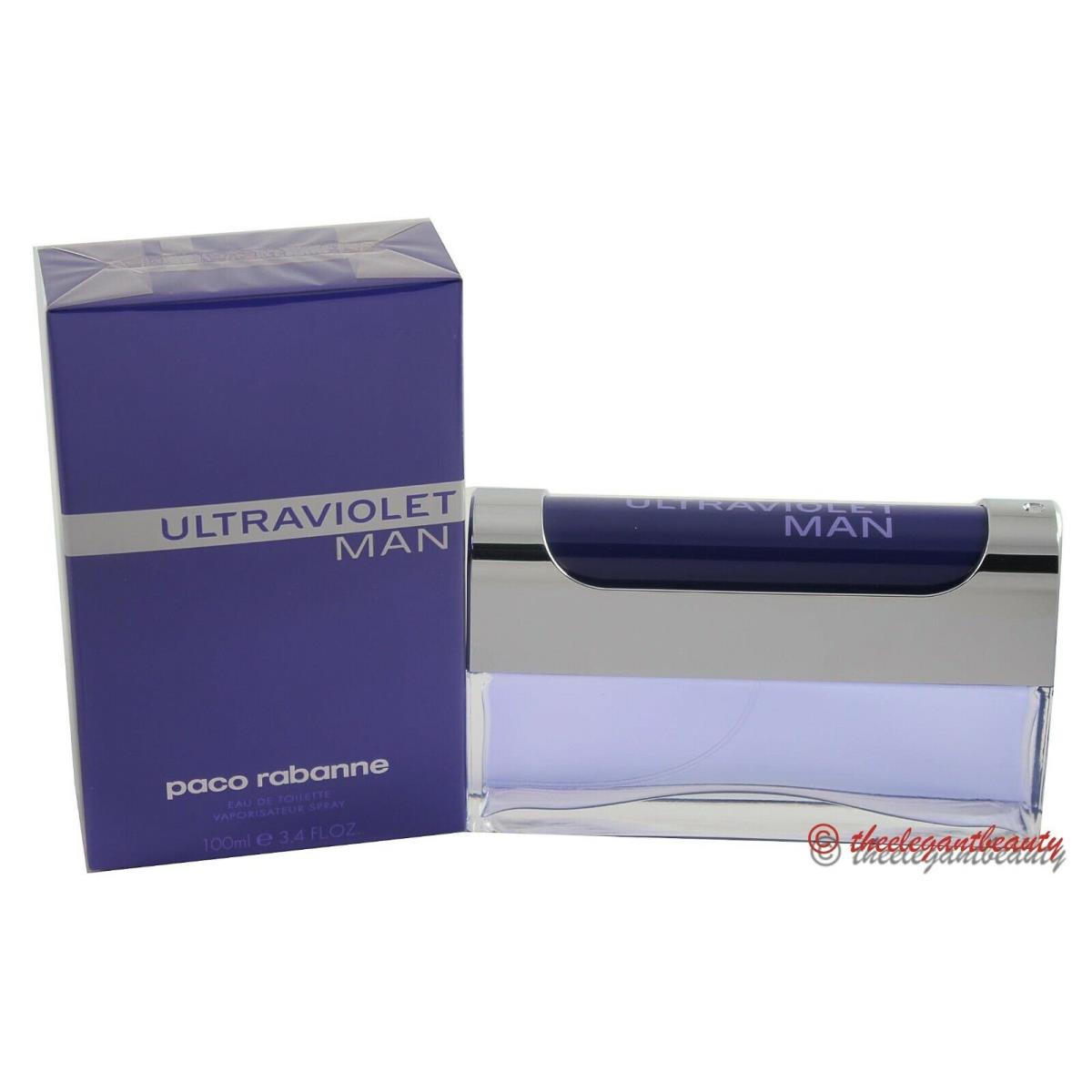 Ultraviolet By Paco Rabanne 3.4oz/100ml Edt Spray For Men