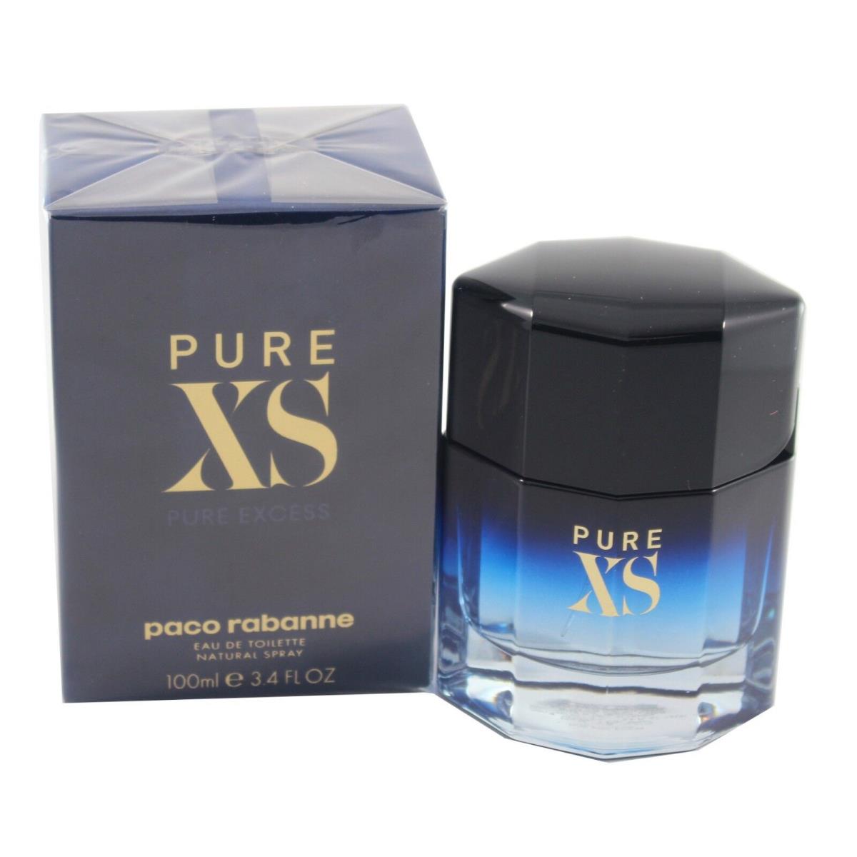 Pure XS by Paco Rabanne For Men Eau De Toilette 3.4/3.3 OZ 100 ML Spray