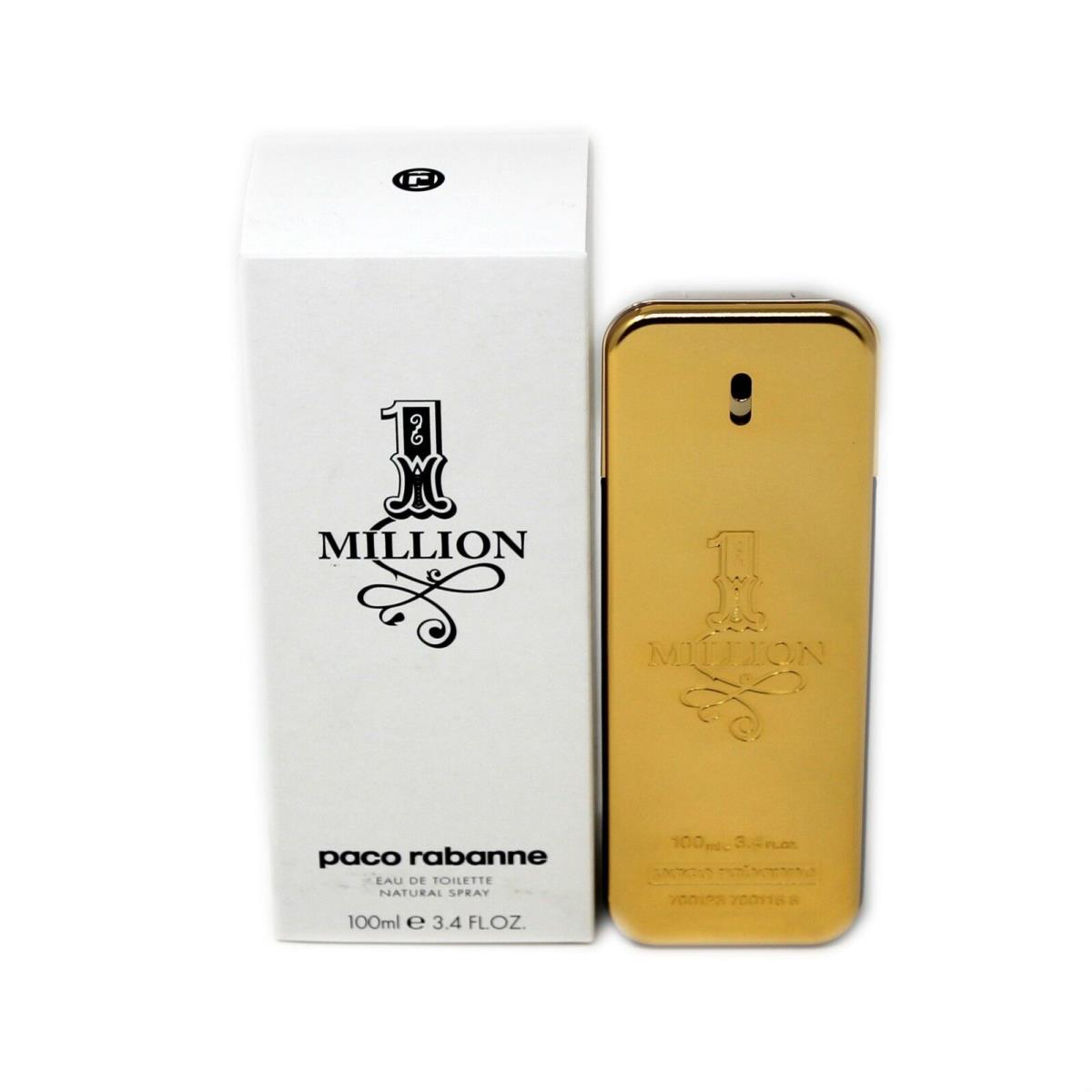 Paco Rabanne 1 Million Eau DE Toilette Natural Spray 100 ML/3.4 Fl.oz. T