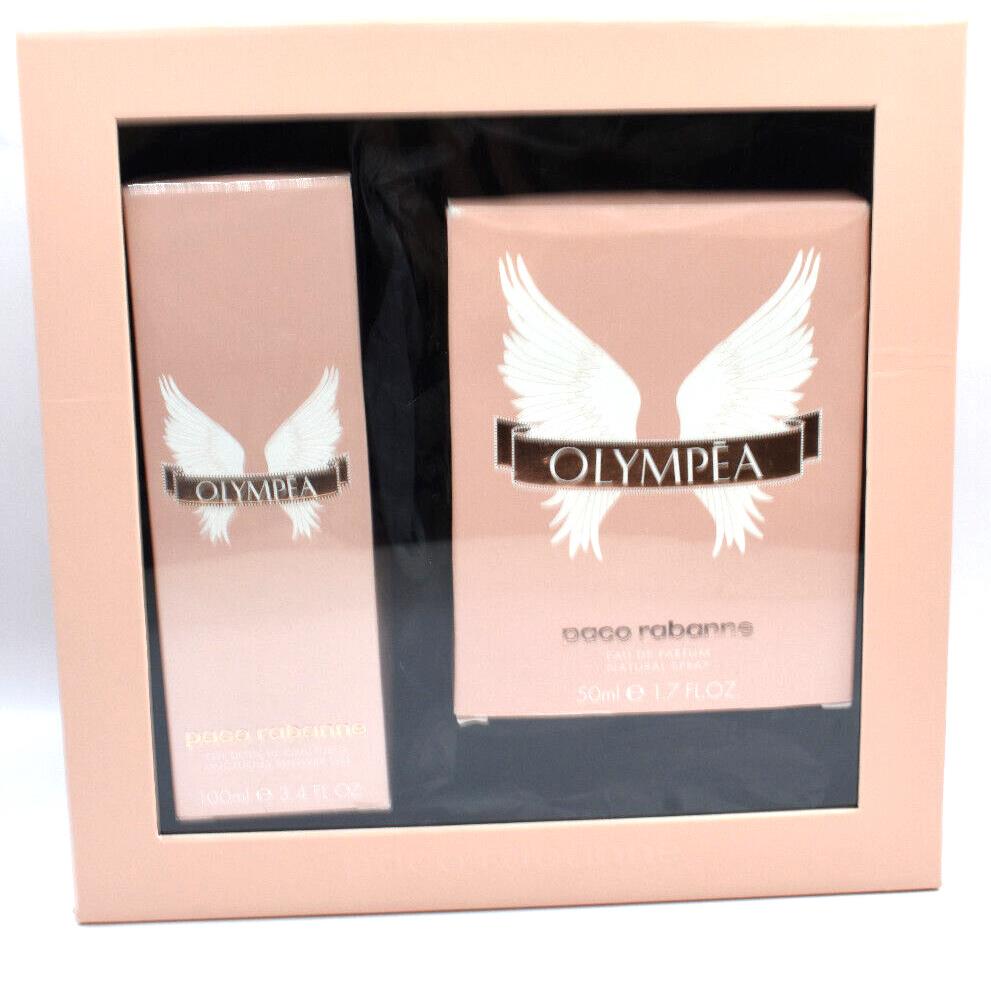 Paco Rabanne 2 Pcs Gift Set Olympea Eau de Parfum 1.7oz + Shower Gel 3.4oz