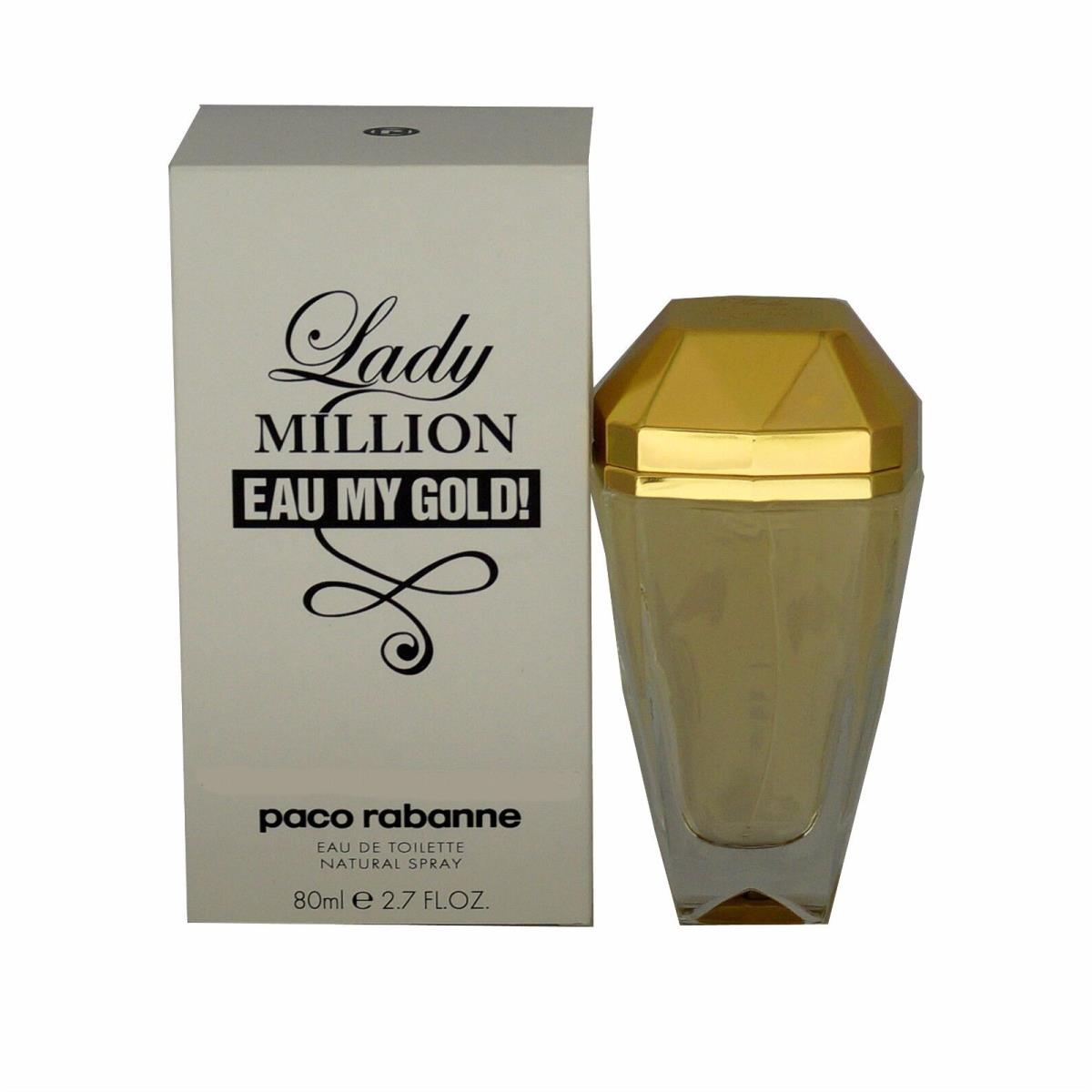 Lady Million Eau MY Gold BY Paco Rabanne Eau DE Toilette Natural Spray 80ML T