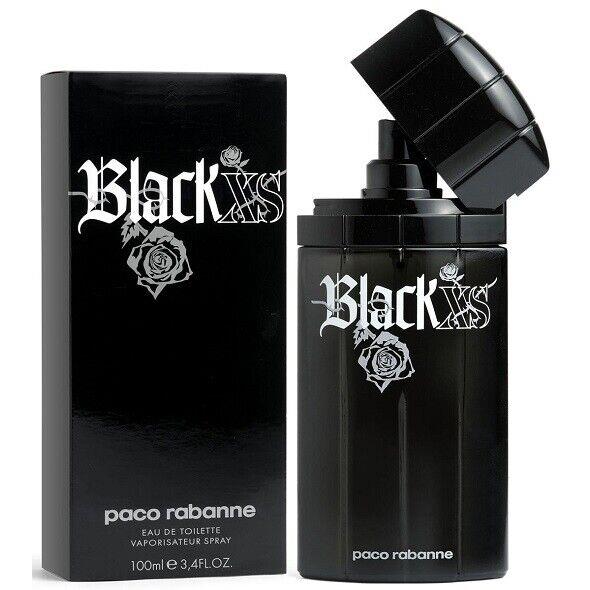 Black XS 2005 Paco Rabanne 3.4 oz / 100 ml Eau de Toilette Men Cologne Spray