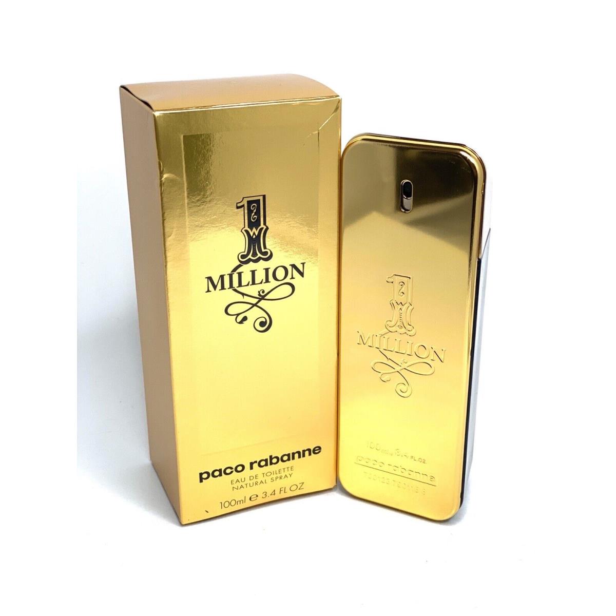 1 Million By Paco Rabanne 3.4 Fl.oz Eau De Toilette Spray For Men