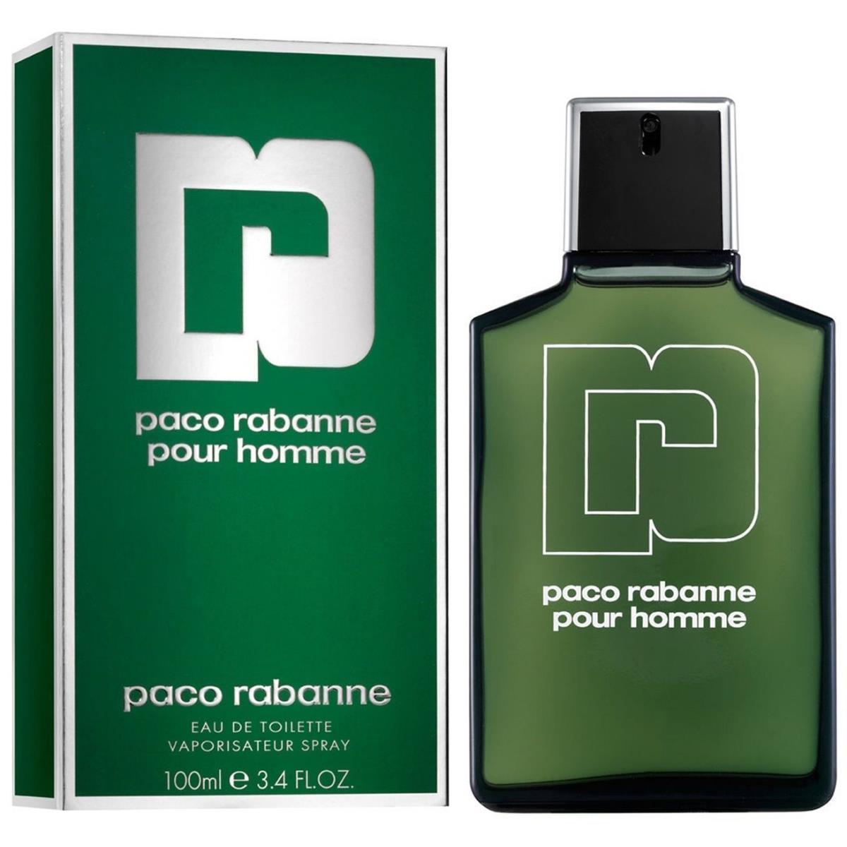 Paco Rabanne Homme Men 3.4 oz 100 ml Eau De Toilette Spray