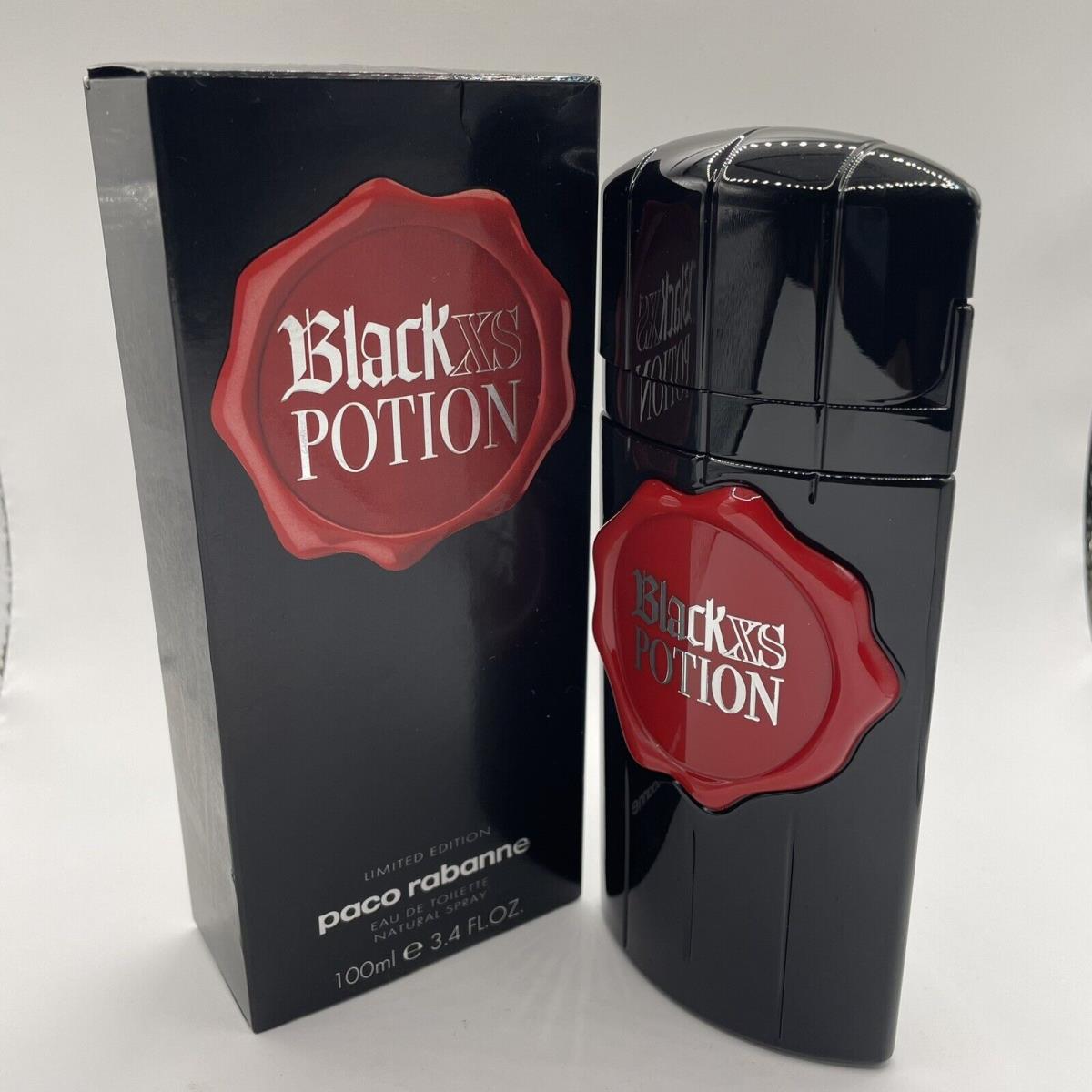 Paco Rabanne Black XS Potion 3.4oz For Men Edt Limited Edition