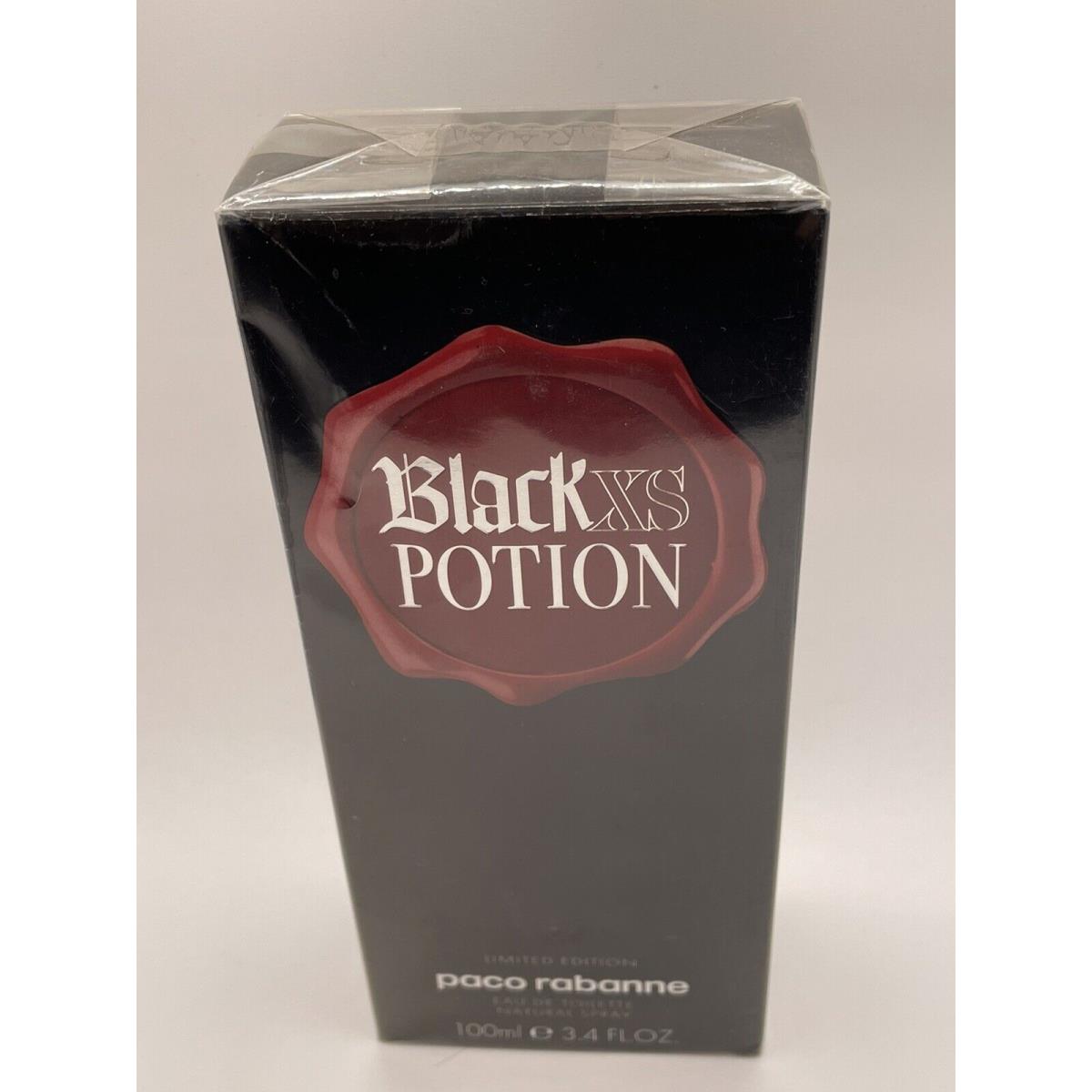 Paco Rabanne Black XS Potion 3.4oz For Men Edt Limited Edition