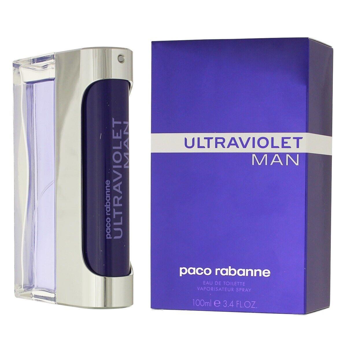 Ultraviolet Man by Paco Rabanne For Men Eau de Toilette Spray 3.4 oz