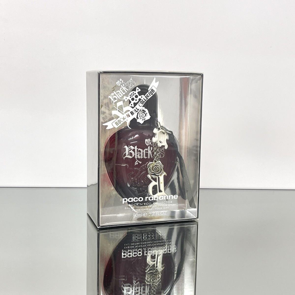 Paco Rabanne Black XS Rock N Roll Collector Edt 2.7oz-80ml Spray Rare HE11