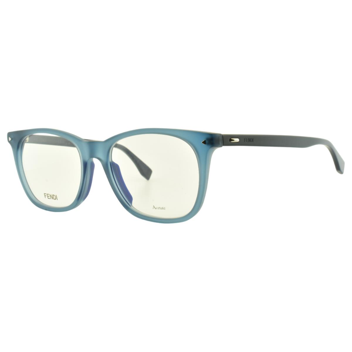 Fendi FF M0004 Rct Blue Rectangle Full Rim Mens Optical Frame