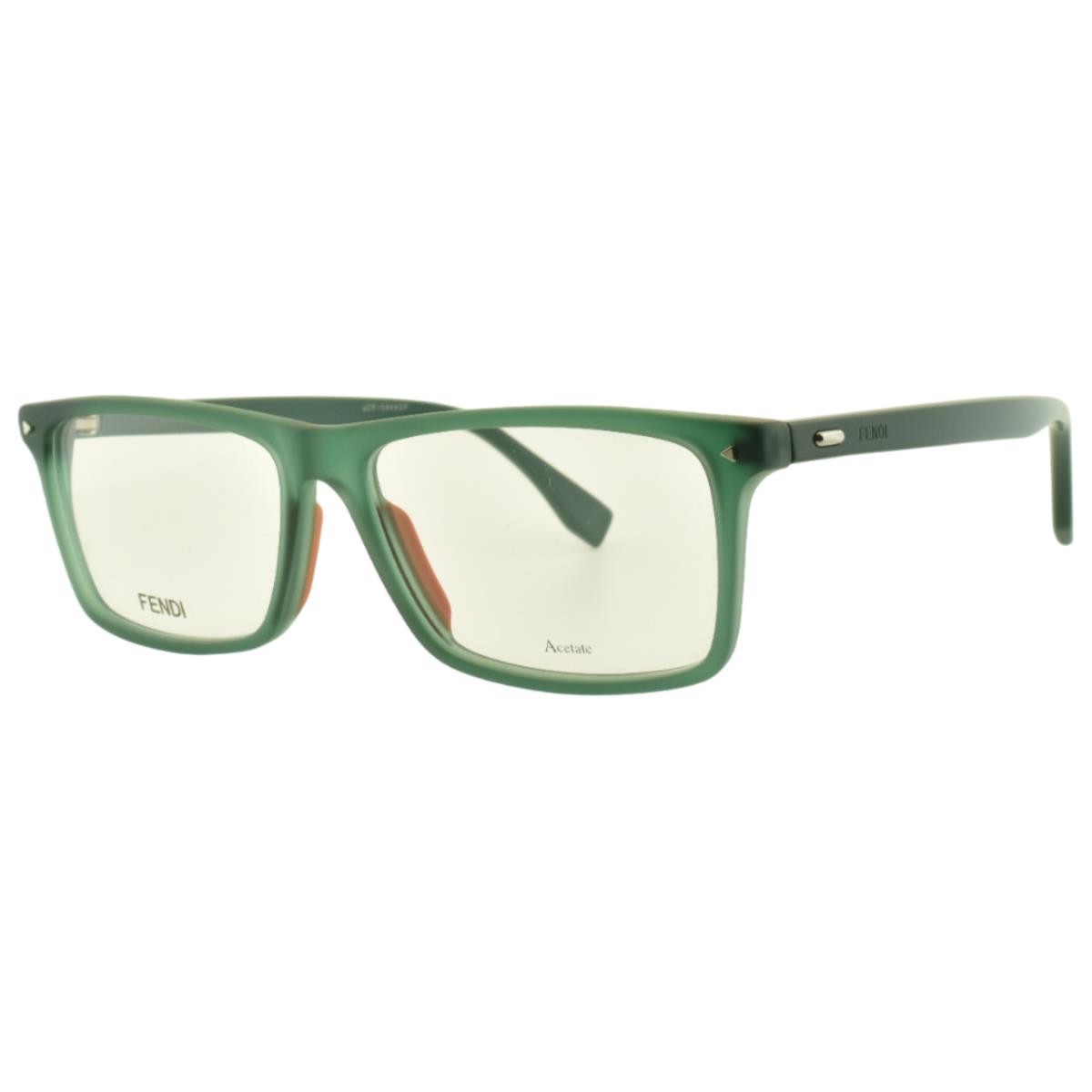 Fendi FF M0005 Dld Green Rectangle Full Rim Mens Optical Frame