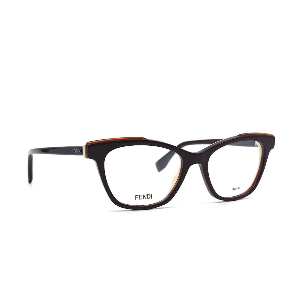 Fendi FF 0256 83V Violet/ivory Eyeglasses Frame RX 51-15