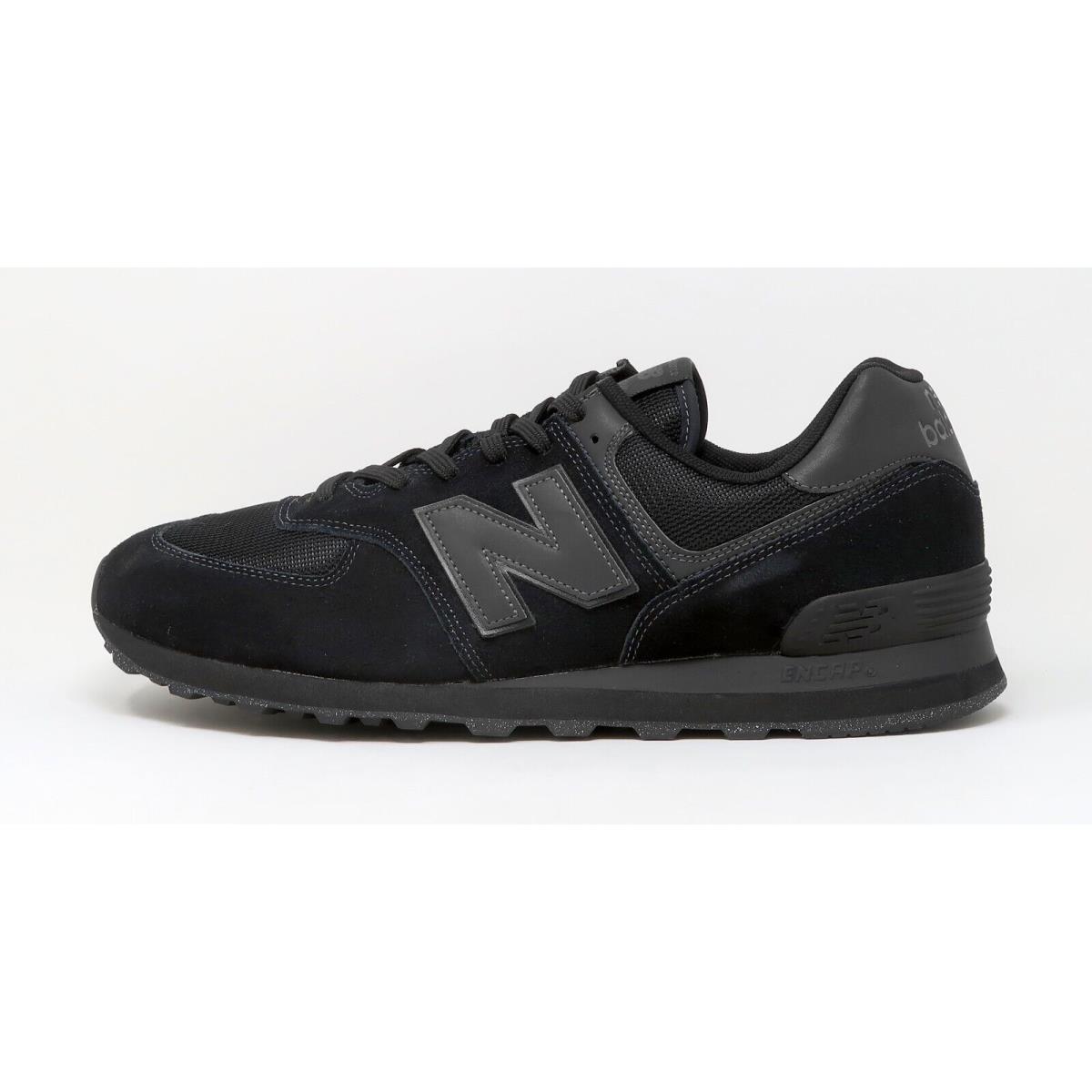 New Balance Men`s 574 Core Classic Shoes Sneakers ML574EVE - Black/black