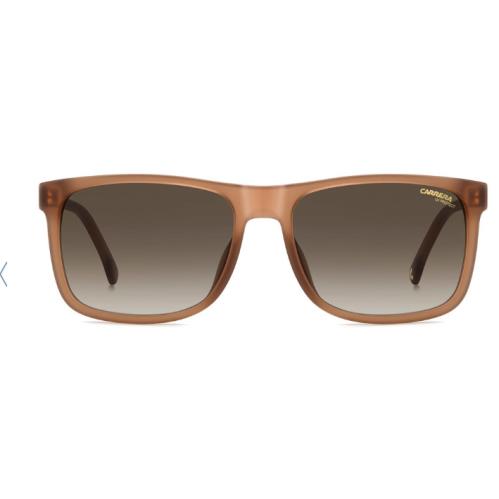 Carrera C Flex 01/G/S YZ4-Matte Havana Brown/brown Rectangle Men`s Sunglasses - Frame: Matte Havana Brown, Lens: Brown