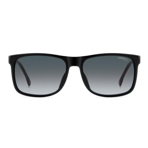 Carrera C Flex 01/G/S Oit Black Red/dark Grey Rectangle Men`s Sunglasses - Frame: Black Red, Lens: dark grey