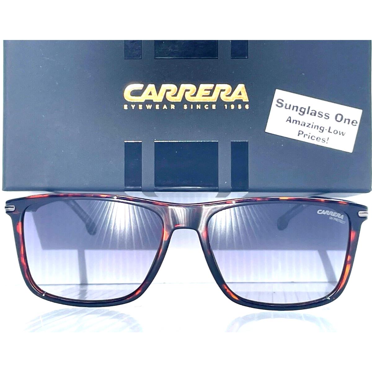 Carrera Black Tortoise Frame Gradient Grey Lens Sunglass 298/S 0869O