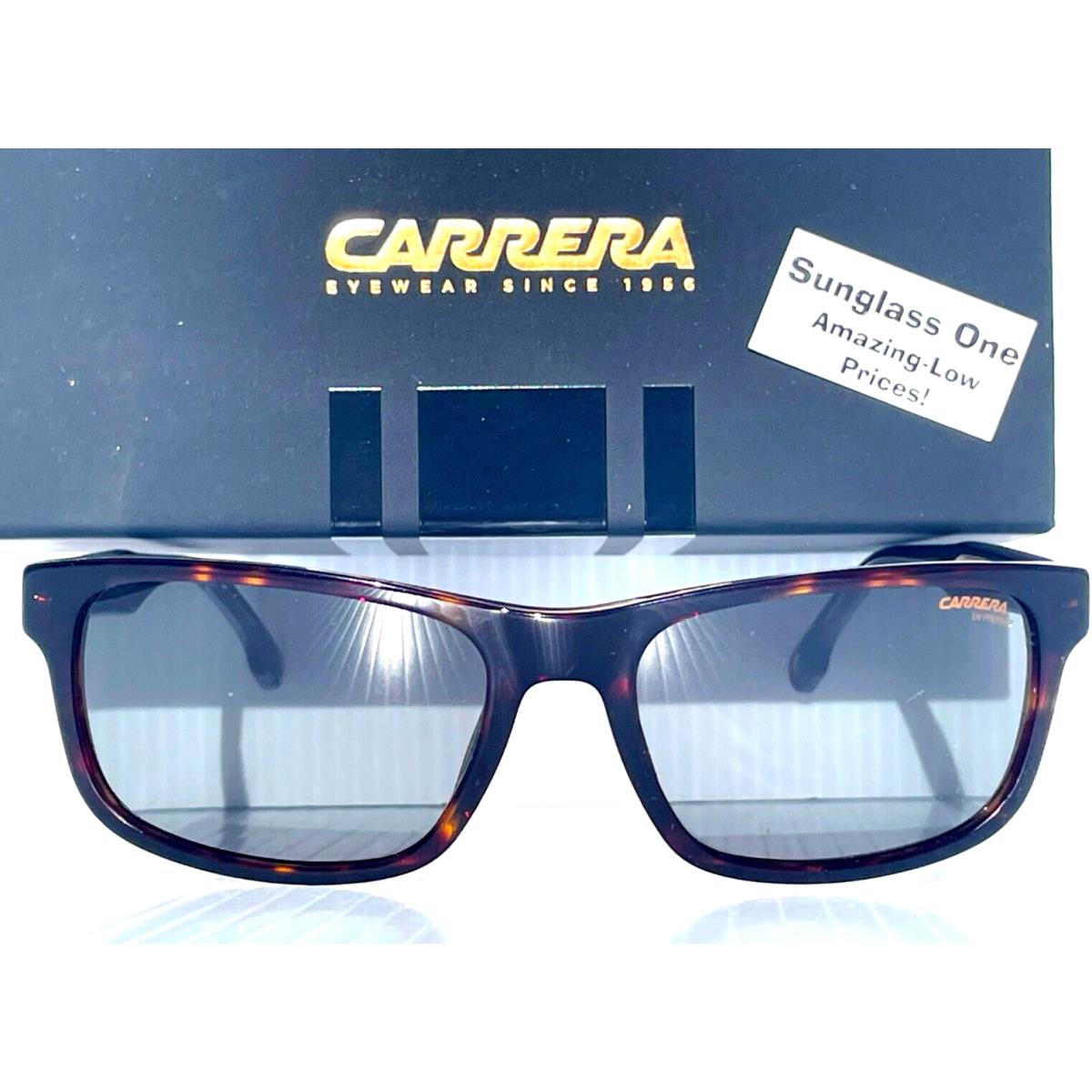 Carrera Black Tortoise Frame UV Protective Grey Lens Sunglass 299/S 086QT