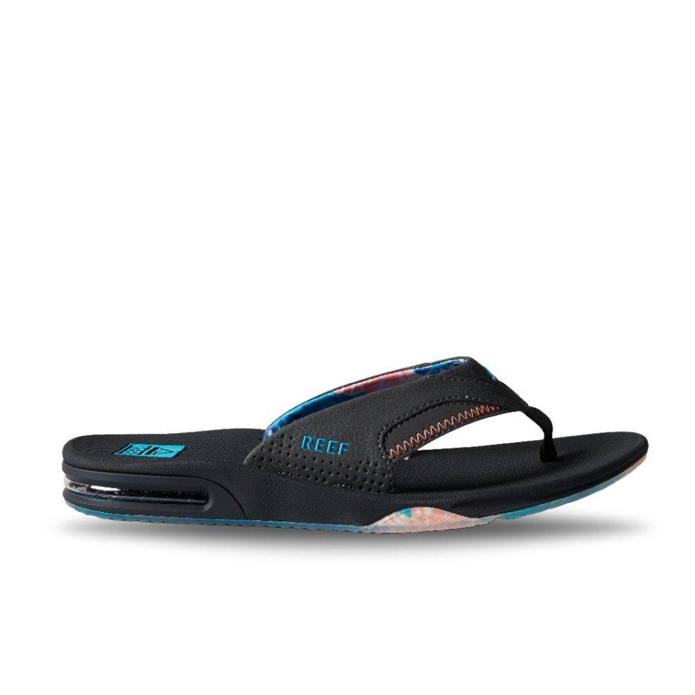 Reef Men`s Fanning Flip Flop Sandals - Tropic Soul - Tropic Soul