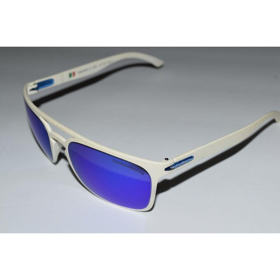 Technomarine Manta Ray White Blue Mirror TMEW006-12 54-16-130 Sunglasses-12 Pcs