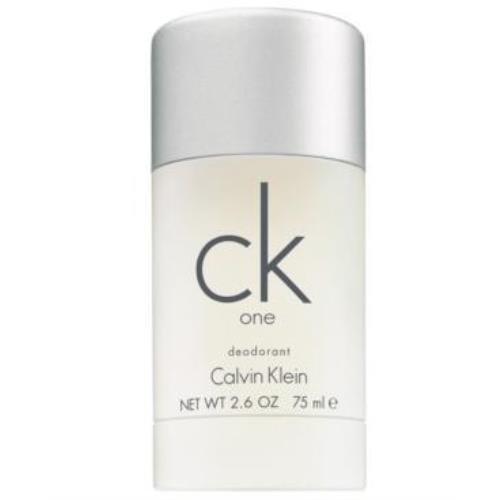 Calvin Klein CK One Eau de Toilette For Unisex 3.4 6.7 oz Sizes 2.6 oz Deodorant Stick