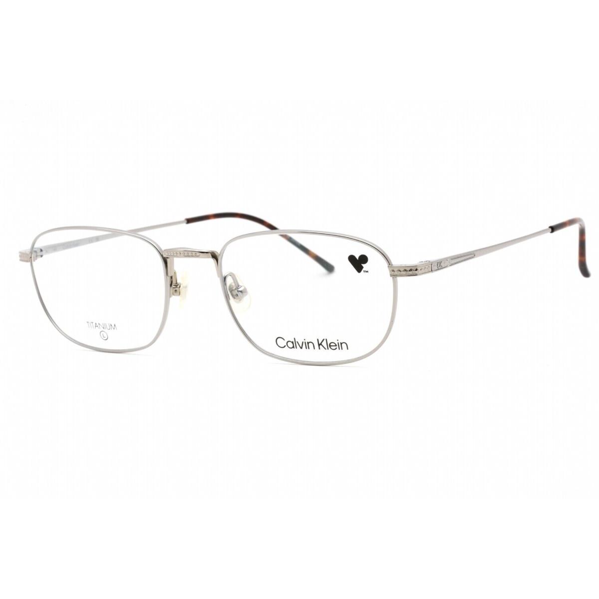 Calvin Klein CK23112T 045 Eyeglasses Silver Frame 53 Mm