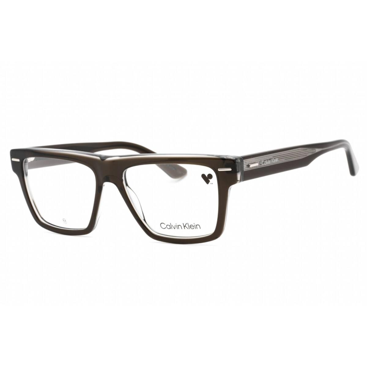 Calvin Klein Men`s Eyeglasses Grey Plastic Full Rim Rectangular CK23522 035