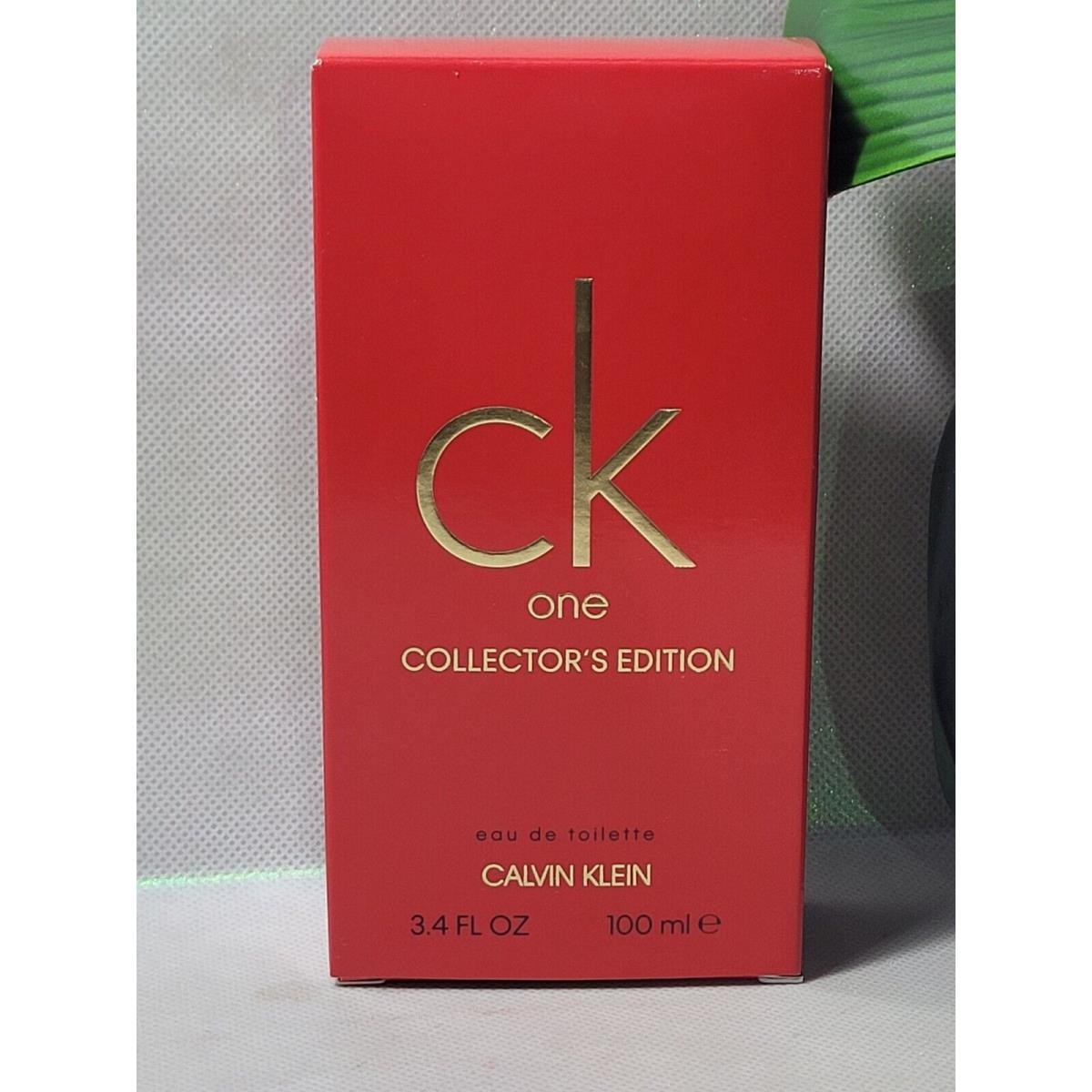 Calvin Klein CK One Collector`s Edition Edt Spray Unisex - 3.4 OZ/100 ML - Rare