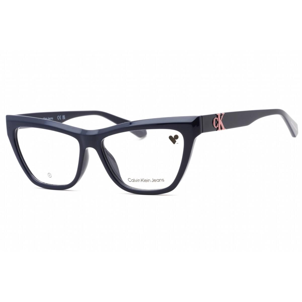 Calvin Klein Jeans Women`s Eyeglasses Blue Frame Clear Demo Lens CKJ23614 400 - Frame: Blue, Lens: Clear Demo