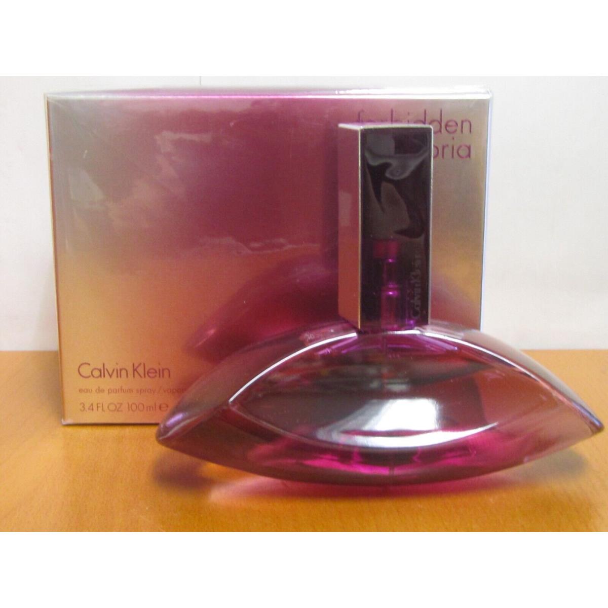 Forbidden Euphoria By Calvin Klein Perfume Women 3.4oz Eau De Parfum Spray Seal