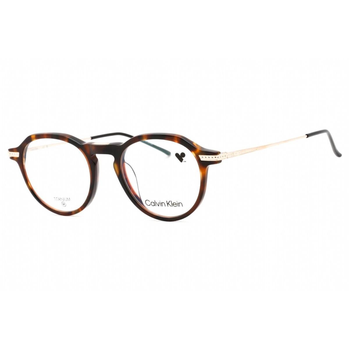 Calvin Klein CK23532T 220 Eyeglasses Brown Havana Frame 48 Mm