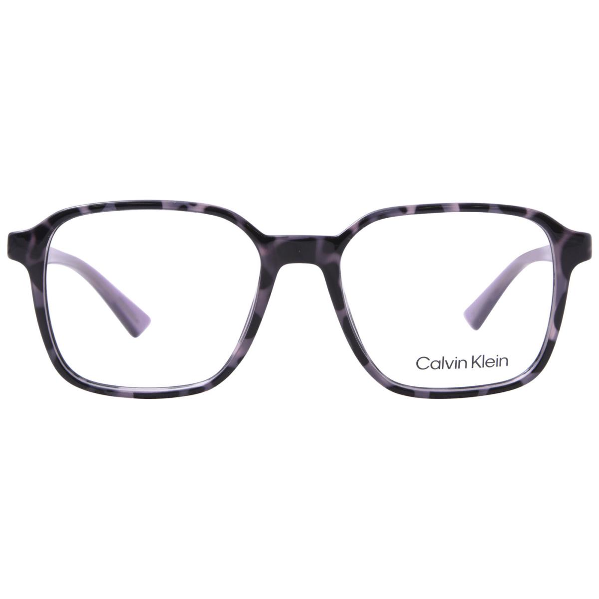 Calvin Klein CK23524 528 Eyeglasses Violet Havana Full Rim Square Shape 52mm