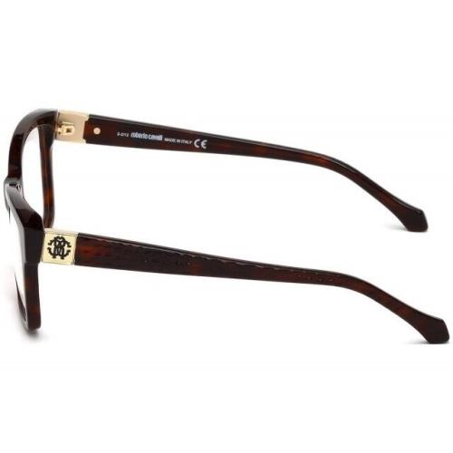 Roberto Cavalli RC0755 052 Brown Rectangle 54mm Full Rim Women`s Eyeglasses