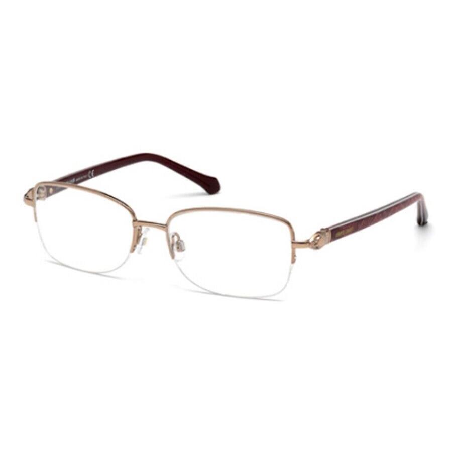 Roberto Cavalli RC0939 034 Shiny Light Bronze Square 53mm Full Rim Eyeglasses