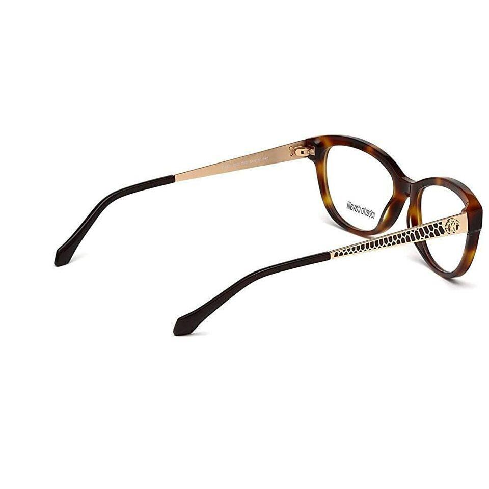 Roberto Cavalli RC860 052 Dark Havana Cat Eye 54mm Full Rim Women`s Eyeglasses