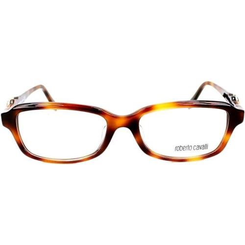 Roberto Cavalli RC844 052 Dark Havana Rectangle 54mm Full Rim Women`s Eyeglasses