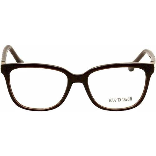 Roberto Cavalli RC0751 048 Brown/gold Square 53mm Full Rim Women`s Eyeglasses