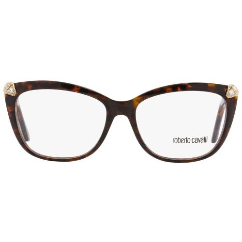 Roberto Cavalli RC944 052 Havana/gold Square 53mm Full Rim Women`s Eyeglasses