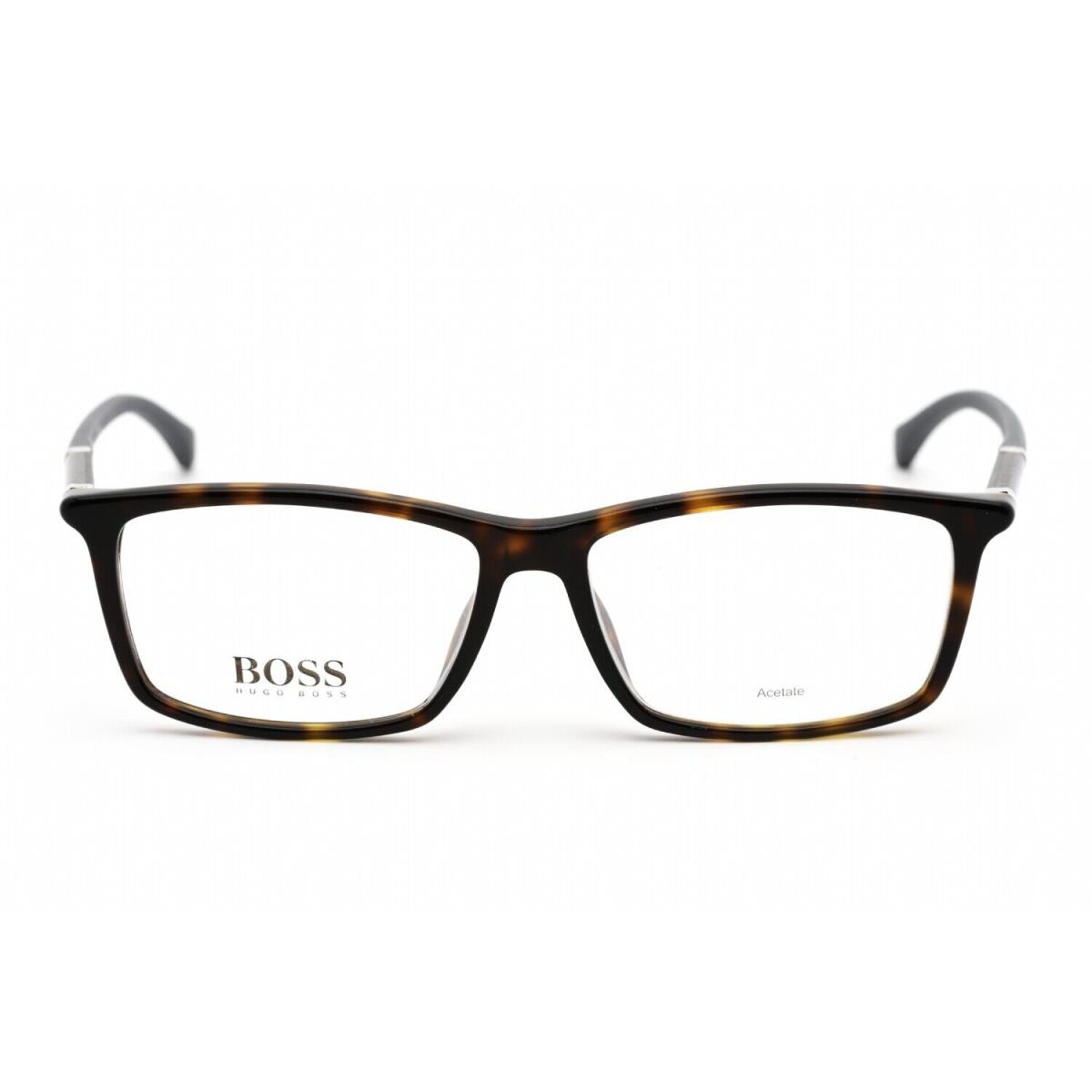 Hugo Boss HB1105F-086-55 Eyeglasses Size 55mm 17mm 145mm Havana Unisex