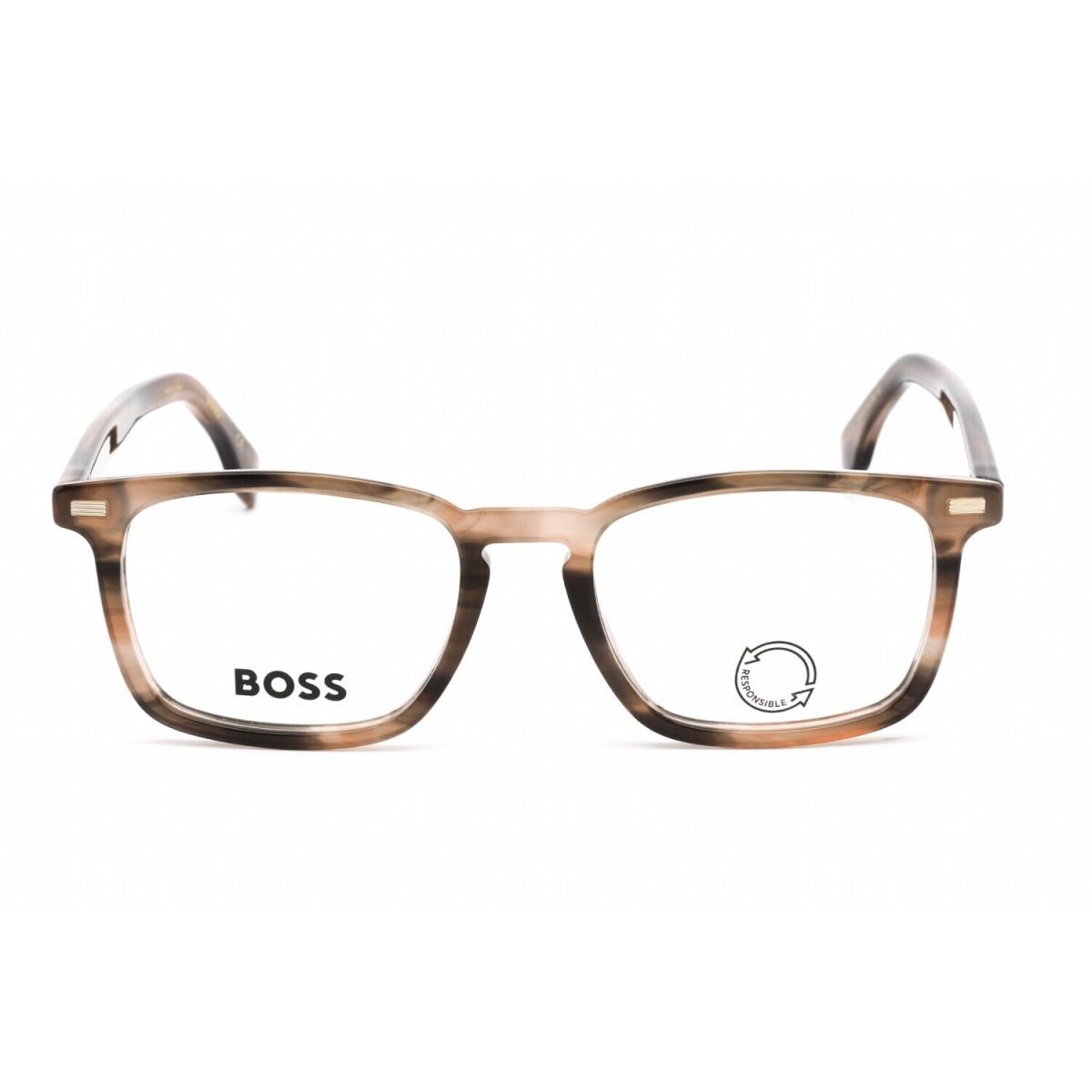 Hugo Boss HB1368-S05-51 Eyeglasses Size 51mm 18mm 145mm Brown Men