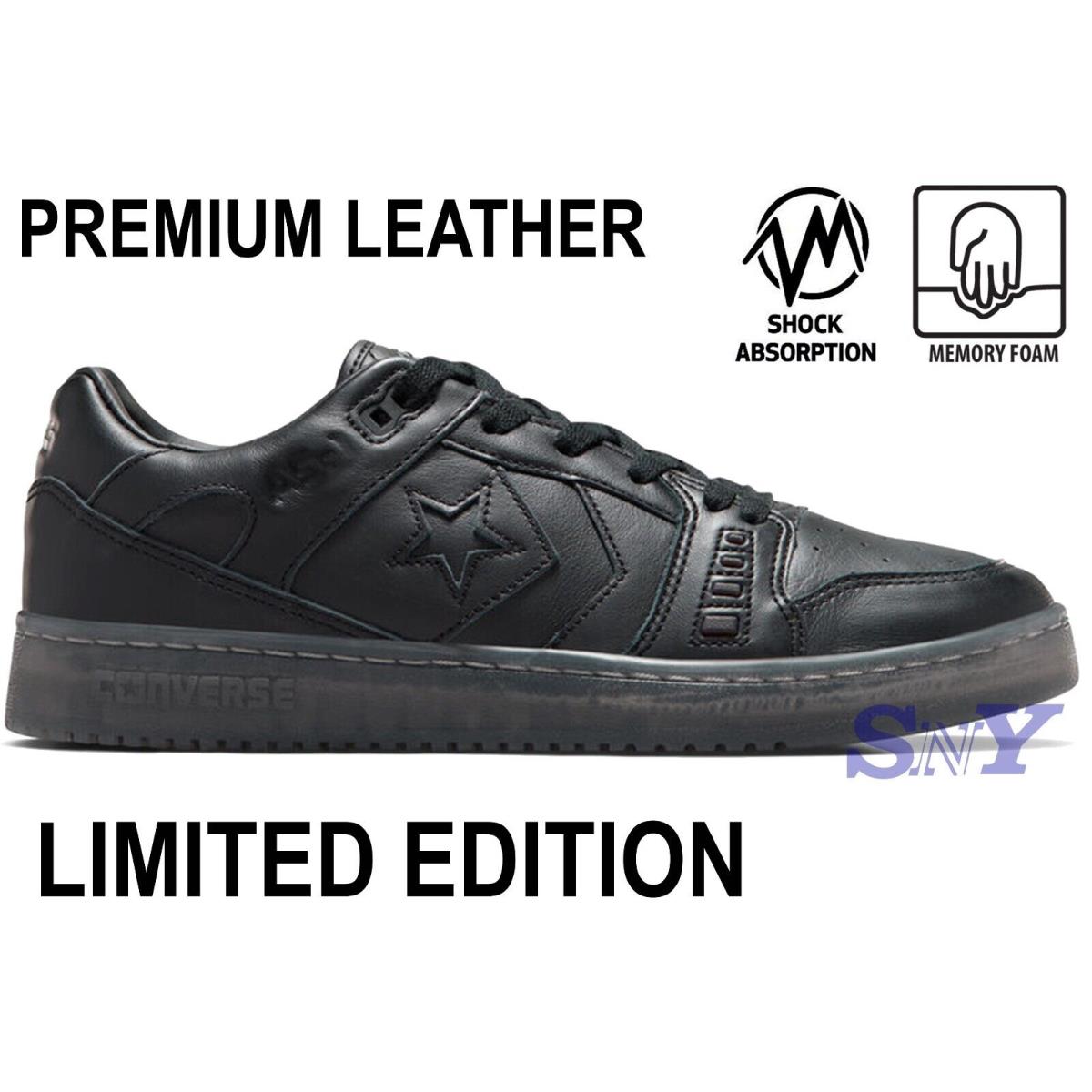 Converse Men`s Cons AS-1 Pro Premium Leather Black Extra Comfort - Black