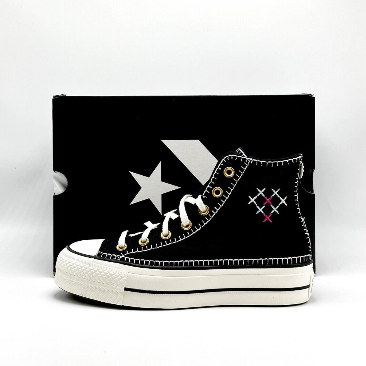 Women Converse Chuck Taylor All Star Lift HI Crafted Stitching A08731C