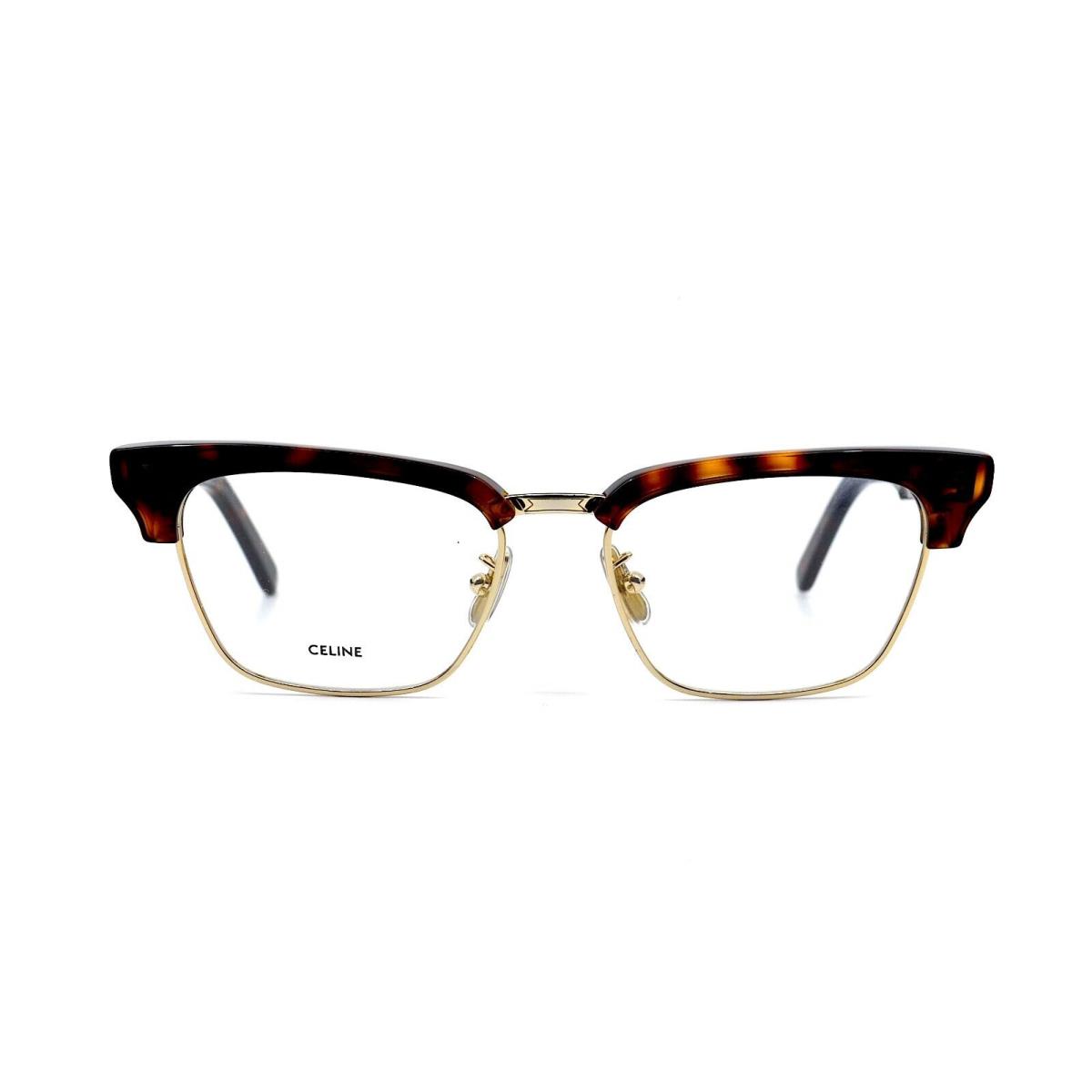 Celine CL50026U 030 Havana Gold Eyeglasses Frame