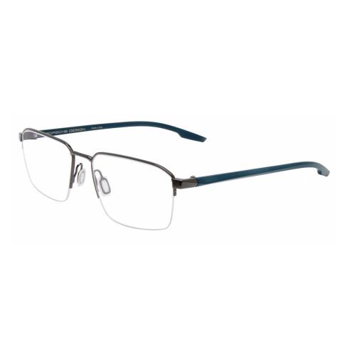 Porsche Design P8763 B Black Rectangular Men`s Eyeglasses