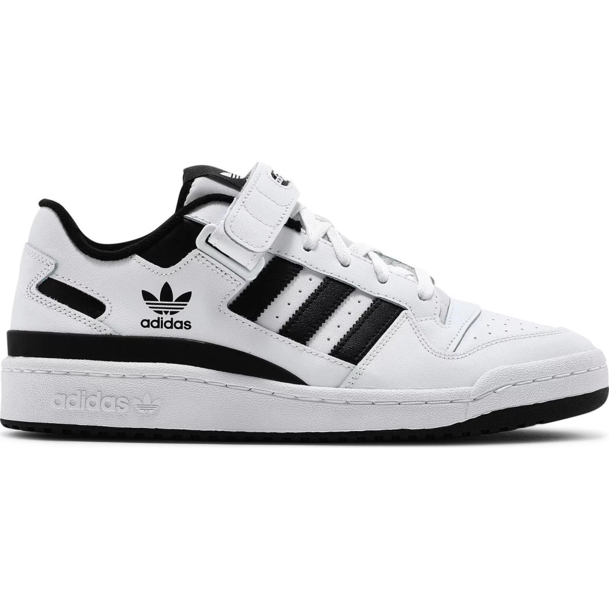 FY7757 Mens Adidas Forum Low - Ftwwht,Ftwwht,Cblack