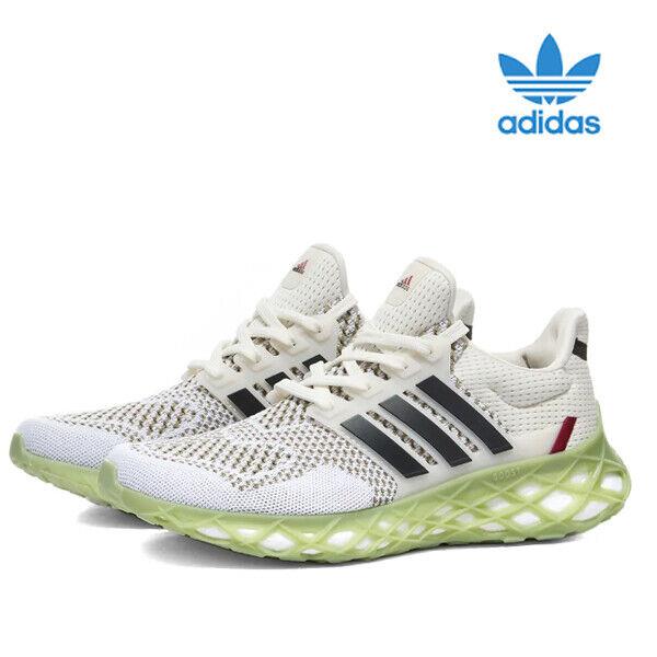 Adidas Ultraboost Wed Dna Core White/ Green GZ3679 ON Man Size - Core White/ Carbon/ Orbit Green