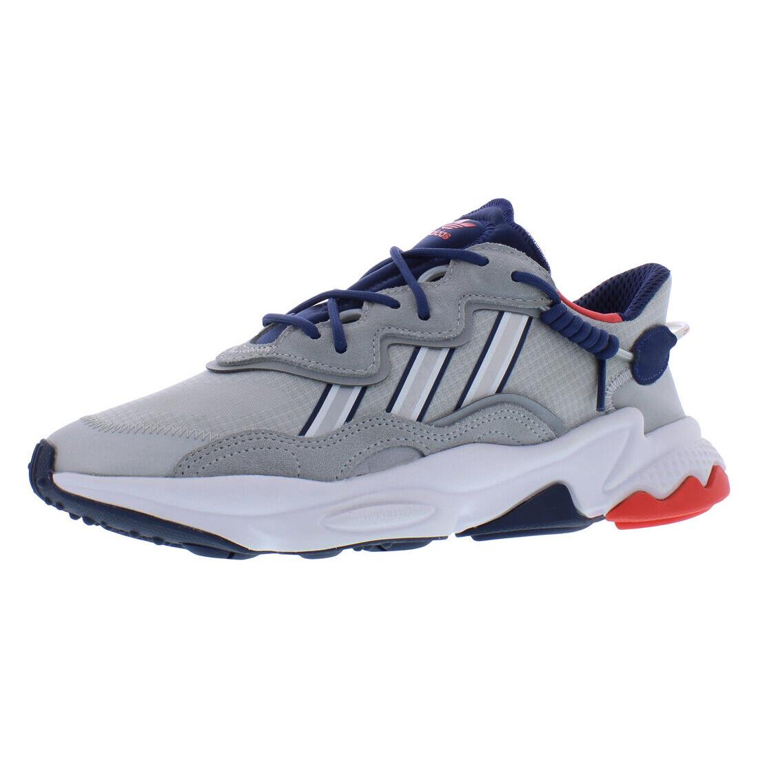 Adidas Ozweego Mens Shoes - Silver/Navy, Main: Silver