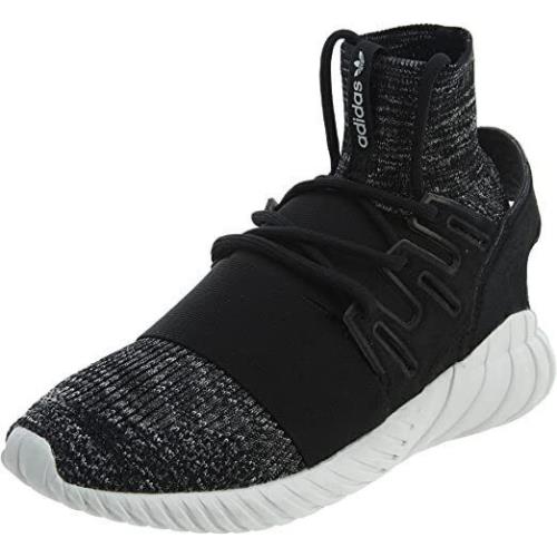 Adidas Men`s Tubular Doom PK Sock Shoes Black Granit Purple Navy BB2392/ BB2393 - Black/Granit/White