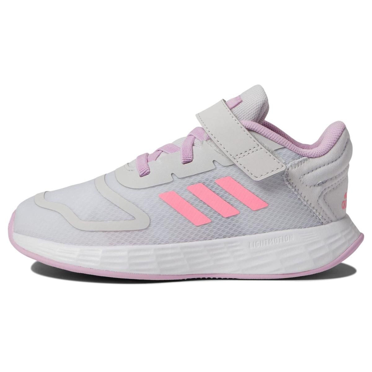 Adidas Kids` Duramo 10 Running Shoe - Dash Grey/Beam Pink/Bliss Lilac